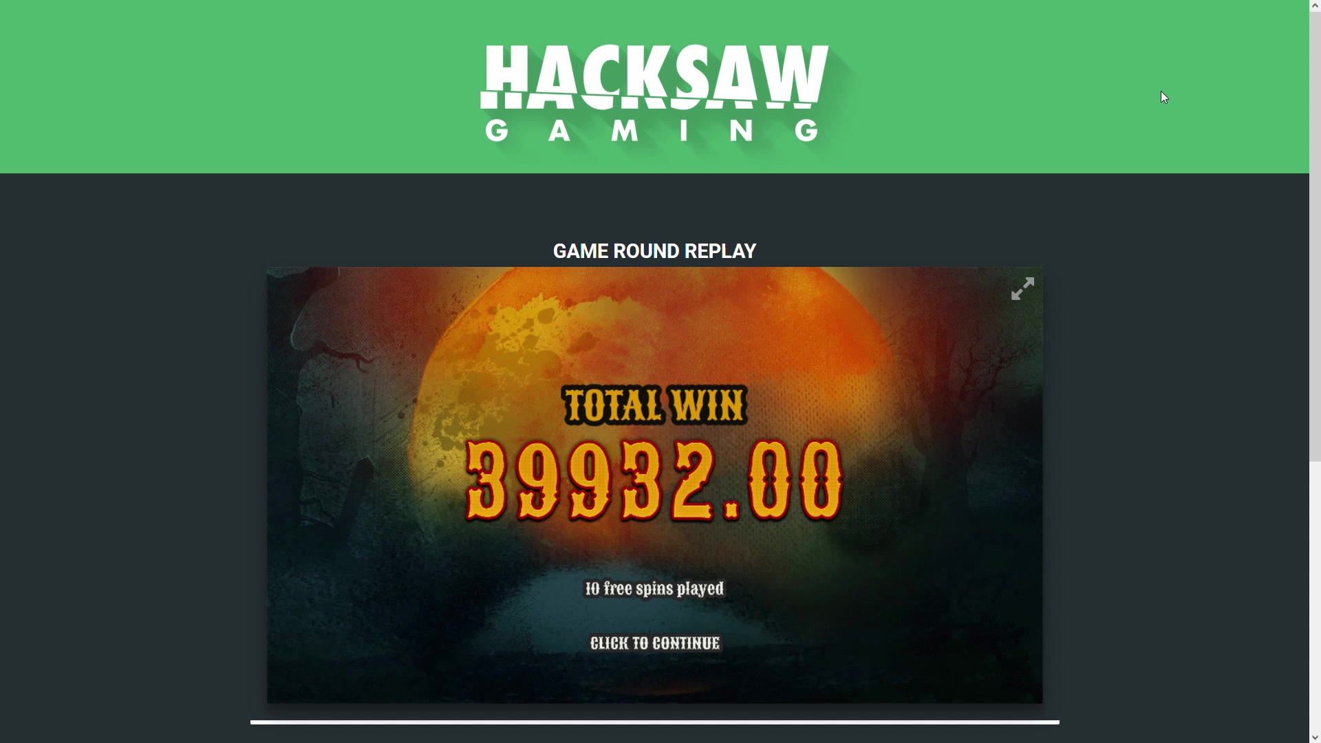 Wanted Dead or a Wild — TOTAL WIN 39932.00 в Game Round Replay на Hacksaw Gaming